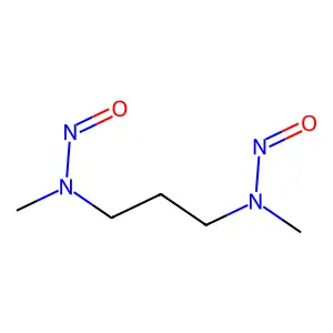 1,3-Propanediamine, N,N'-dimethyl-N,N'-dinitroso- structure