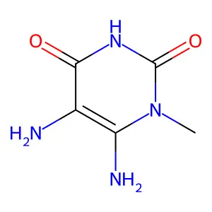 3-Methyl-4,5-diaminouracil structure