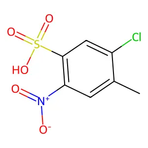 2-Chloro-5-nitrotoluene-4-sulfonic acid structure