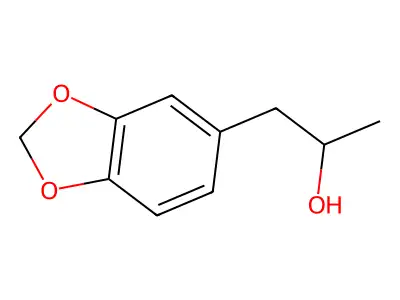 1,3-Benzodioxole-5-ethanol, alpha-methyl- structure