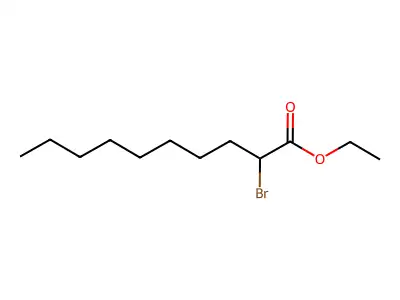 Ethyl 2-bromodecanoate structure