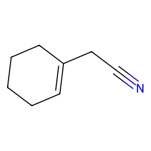 1-Cyclohexene-1-acetonitrile structure