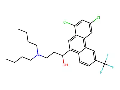 Halofantrine structure