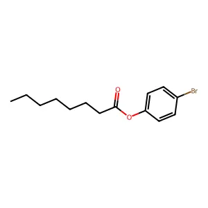 4-Bromophenyl octanoate structure