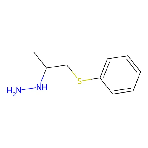 1-Phenylsulfanylpropan-2-ylhydrazine structure