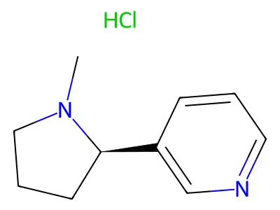 Nicotinehydrochloride structure