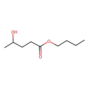 Pentanoic acid, 4-hydroxy-, butyl ester structure