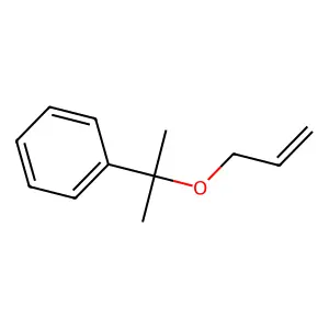 Benzene, (1-methyl-1-(2-propen-1-yloxy)ethyl)- structure