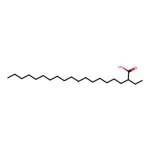 Nonadecanoic acid, 2-ethyl- structure