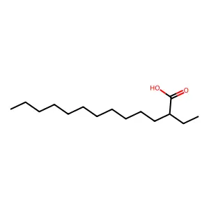 Tridecanoic acid, 2-ethyl- structure