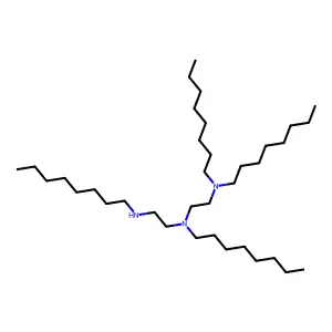 1,2-Ethanediamine, N1,N1,N2-trioctyl-N2-(2-(octylamino)ethyl)- structure