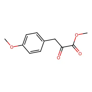 Methyl 3-(4-methoxyphenyl)-2-oxopropanoate structure