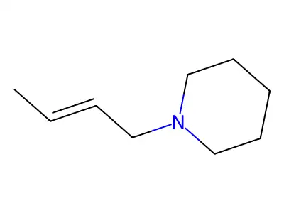 1-Piperidyl-2-butene structure