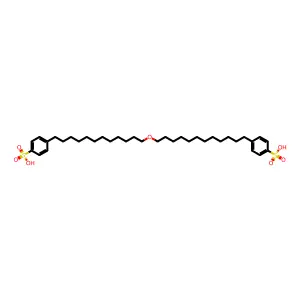Benzenesulfonic acid, 4,4'-oxybis[dodecyl- structure