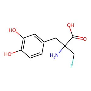 alpha-Monofluoromethyldopa structure