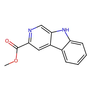 Methyl 9H-pyrido(3,4-b)indole-3-carboxylate structure
