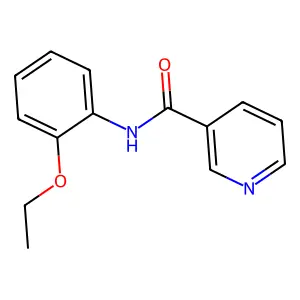 N-(2-ethoxyphenyl)pyridine-3-carboxamide structure