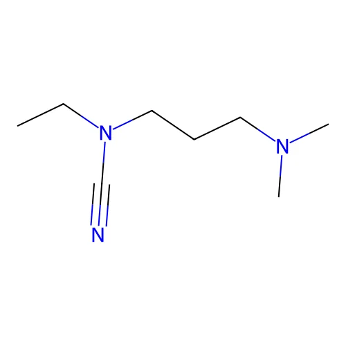 3-(Dimethylamino)propyl-ethylcyanamide structure