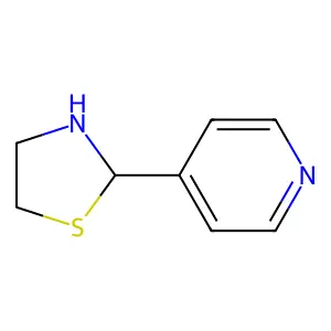 4-(2-Thiazolidinyl)pyridine structure