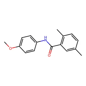 N-(4-methoxyphenyl)-2,5-dimethylbenzamide structure