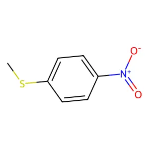 4-Nitrophenyl methyl sulfide structure