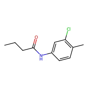N-(3-Chloro-p-tolyl)butyramide structure