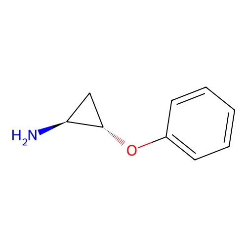 Cyclopropylamine, 2-phenoxy-, trans- structure