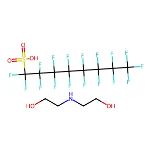 Diethanolamine perfluoroctanesulfonate structure