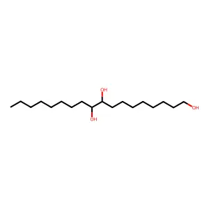 1,9,10-Octadecanetriol structure