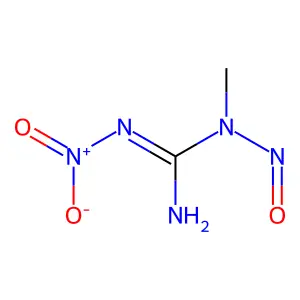 N-methyl-N\'-nitro-N-nitrosoguanidine structure