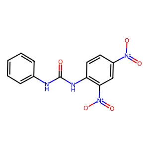 Urea, 1-(2,4-dinitrophenyl)-3-phenyl- structure