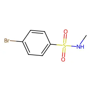 4-bromo-N-methylbenzene-1-sulfonamide structure
