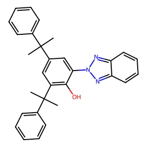 2-(2H-Benzotriazol-2-yl)-4,6-bis(1-methyl-1-phenylethyl)phenol structure