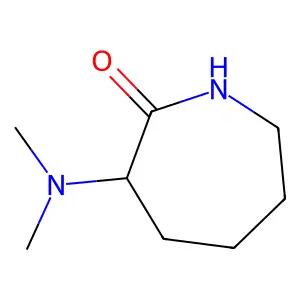 3-(dimethylamino)hexahydro-2H-azepin-2-one structure