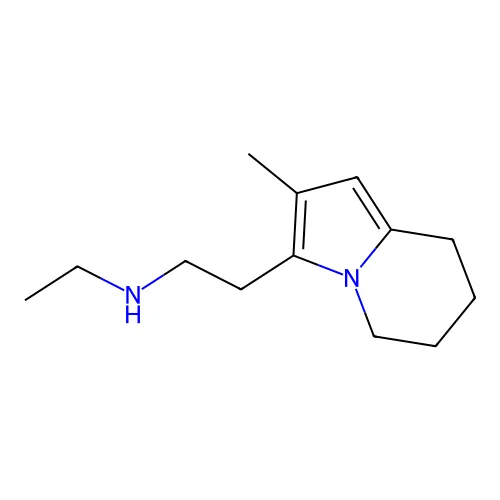 N-ethyl-2-(2-methyl-5,6,7,8-tetrahydroindolizin-3-yl)ethanamine structure