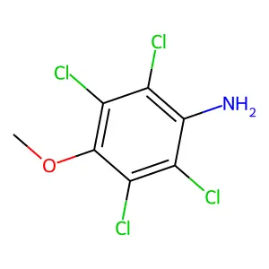 2,3,5,6-Tetrachloroanisidine structure