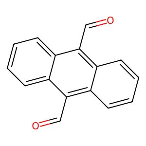 9,10-Anthracenedicarboxaldehyde structure