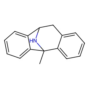 10,11-Dihydro-5-methyl-5H-dibenzo(a,d)cyclohepten-5,10-imine structure