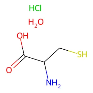 L-Cysteine hydrochloride monohydrate structure
