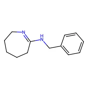 2H-Azepin-7-amine, 3,4,5,6-tetrahydro-N-(phenylmethyl)- structure