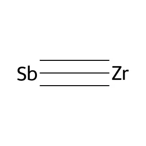 Antimony, compd. with zirconium (1:1) structure