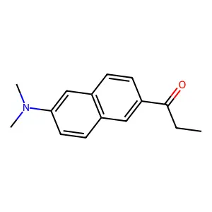 1-(6-(Dimethylamino)-2-naphthalenyl)-1-propanone structure