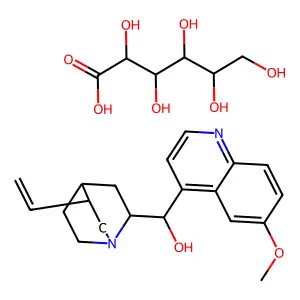 Quinaglute (TN) structure