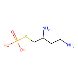 2,4-Diaminobutylsulfanylphosphonic acid structure