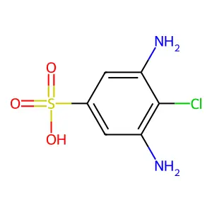 3,5-Diamino-4-chlorobenzenesulfonic acid structure