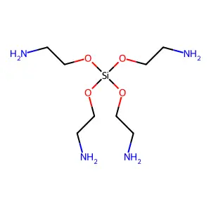 Silicic acid (H4SiO4), tetrakis(2-aminoethyl) ester structure
