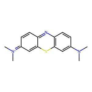 Methylene blue cation structure
