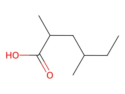 2,4-Dimethylhexanoic acid structure