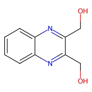 2,3-Quinoxalinedimethanol structure