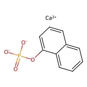 Calcium naphthyl phosphate structure
